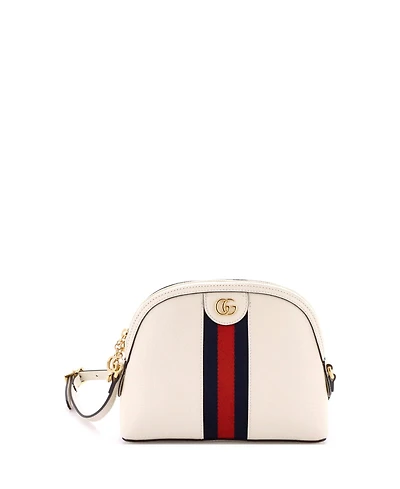 Pre-Owned Gucci Small Ophidia Dome Shoulder Bag Leather
