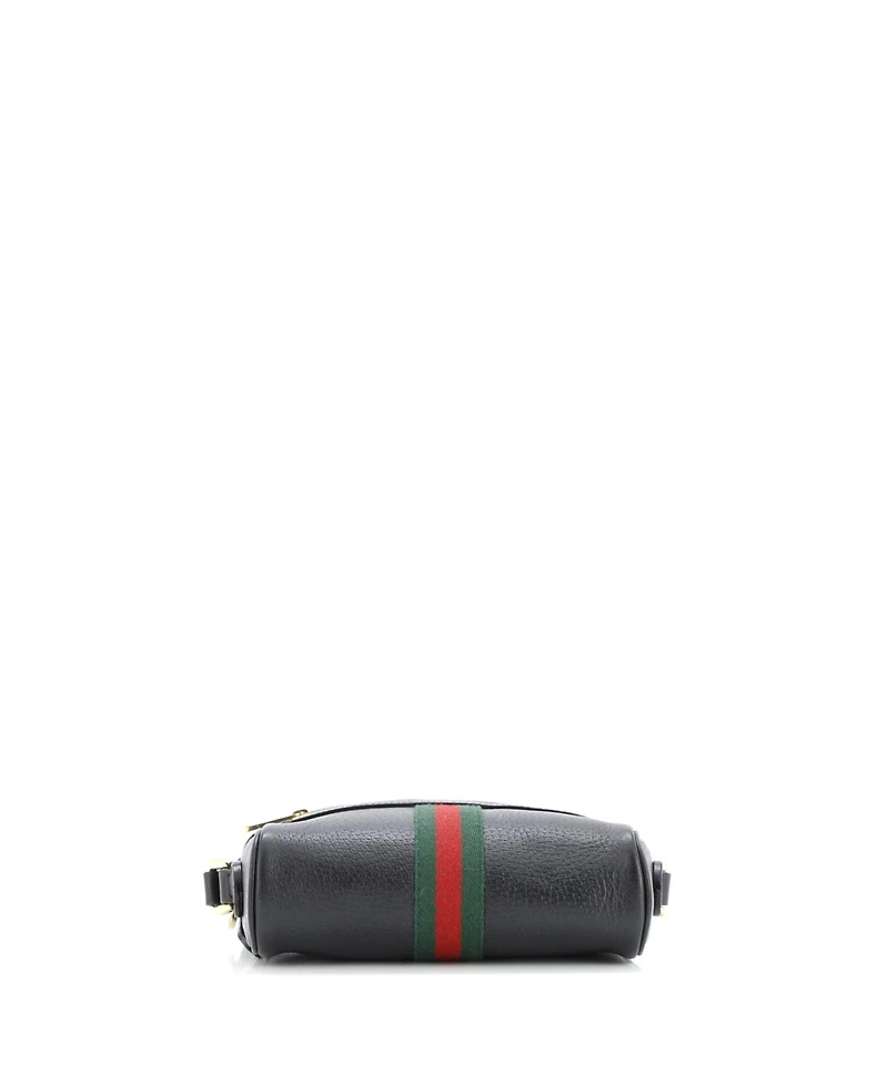 Pre-Owned Gucci Mini Ophidia Shoulder Bag Leather