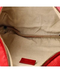 Pre-Owned Gucci Medium Logo Belt Bag Printed Leather