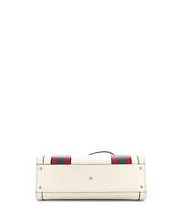 Pre-Owned Gucci Large Diana Nm Bamboo Handle Tote Printed Leather