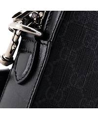 Pre-Owned Gucci Small Interlocking G Patch Shoulder Bag Gg Coated Canvas