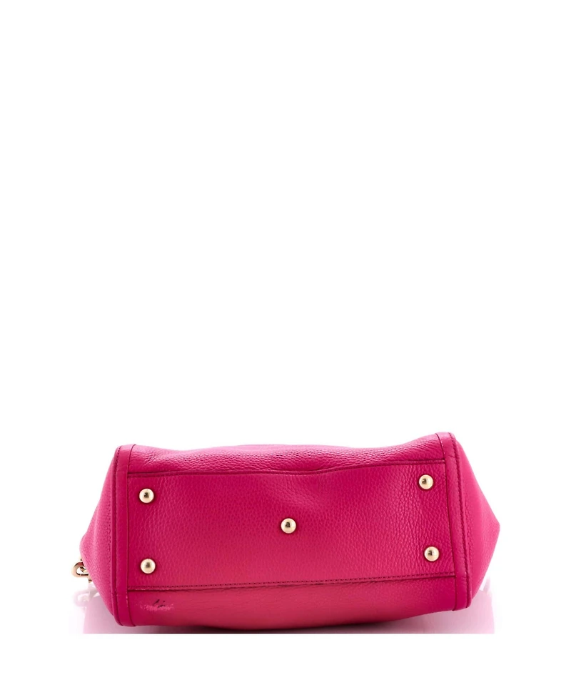 Pre-Owned Gucci Small Soho Convertible Top Handle Bag Leather