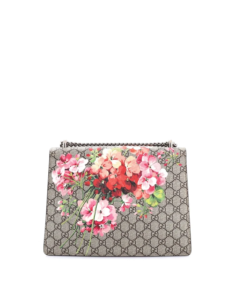Pre-Owned Gucci Medium Dionysus Bag Blooms Print Gg Coated Canvas