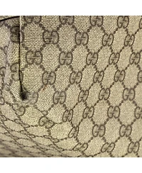 Pre-Owned Gucci Large Plus Tote Gg Coated Canvas with Leather