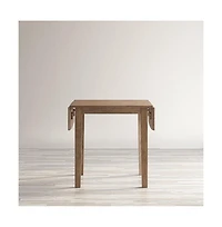 Jofran Eastern Tides Coastal Wire-Brushed Wood Three Piece Cross-Back Dining Set