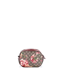 Pre-Owned Gucci Mini Chain Crossbody Bag Blooms Print Gg Coated Canvas