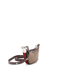 Pre-Owned Gucci Mini Attache Shoulder Bag Micro Gg Coated Canvas