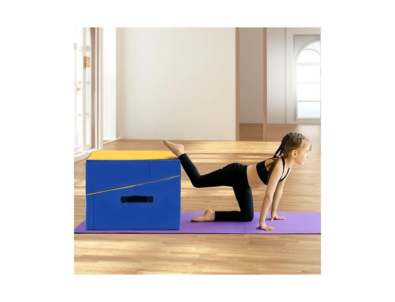 Hongge Folding Incline Yoga Gymnastics Tumbling Mat with Epe Foam