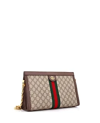 Pre-Owned Gucci Medium Ophidia Chain Shoulder Bag Gg Coated Canvas