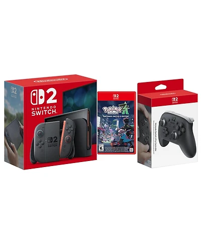 Nintendo Switch 2 Console with Pokemon Legends Z-a and Pro Controller Bundle