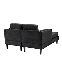 Streamdale Furniture Modern Chaise Lounge Sofa Bed 53.5" Upholstered Couch