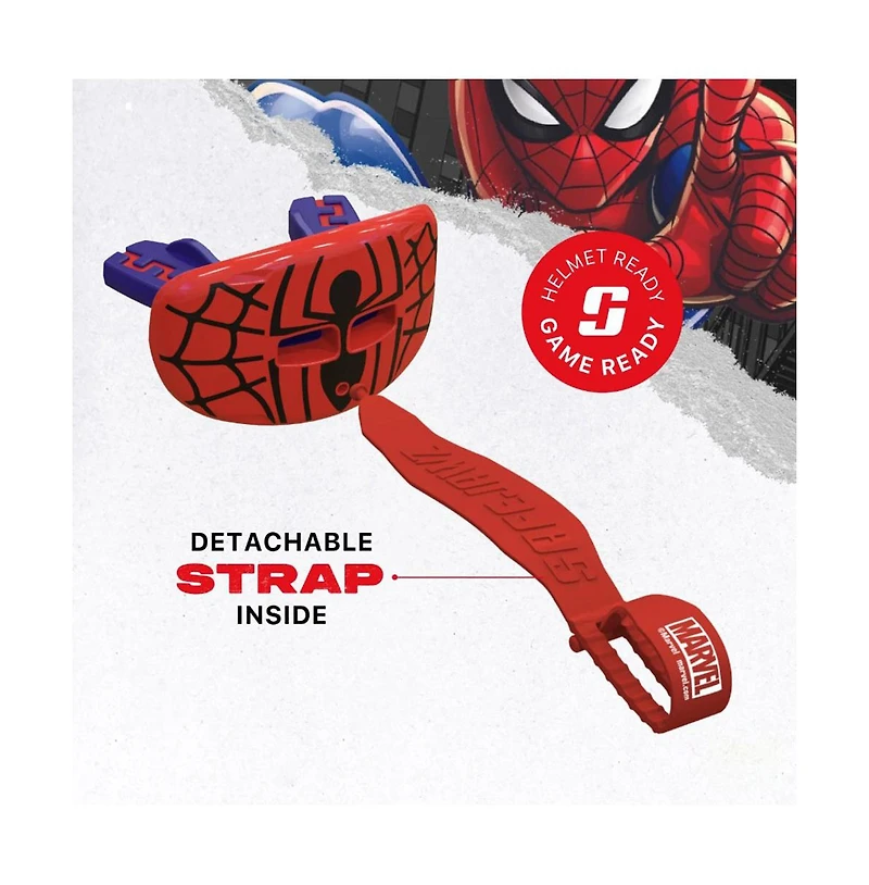 SafeJawz Extro Lip Guard Protector Mouthpiece with Detachable Strap for Football