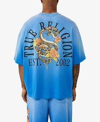 True Religion Men's Short-Sleeve Graphic Oversized T-Shirt