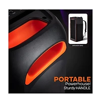 Pyle Dual 6.5” Bluetooth Pa Party Speaker System with Karaoke Function (PPHP26BLBG)