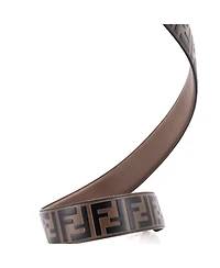 Pre-Owned Fendi Strap You Shoulder Strap Zucca Embossed Leather