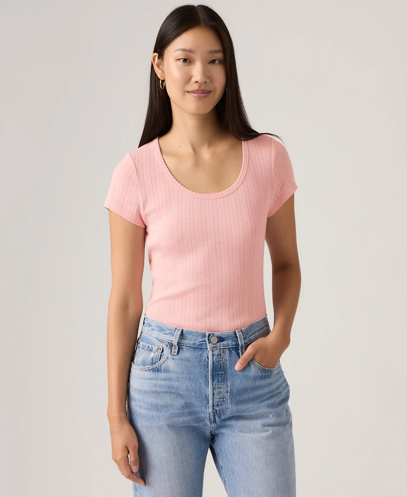 Levi's Women's Short-Sleeve Crew Neck Top