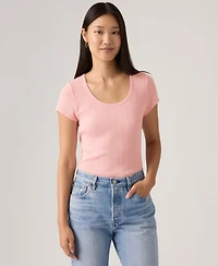 Levi's Women's Short-Sleeve Crew Neck Top
