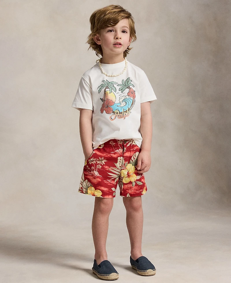 Polo Ralph Lauren Boys 2-7 Cotton Jersey Graphic Tee