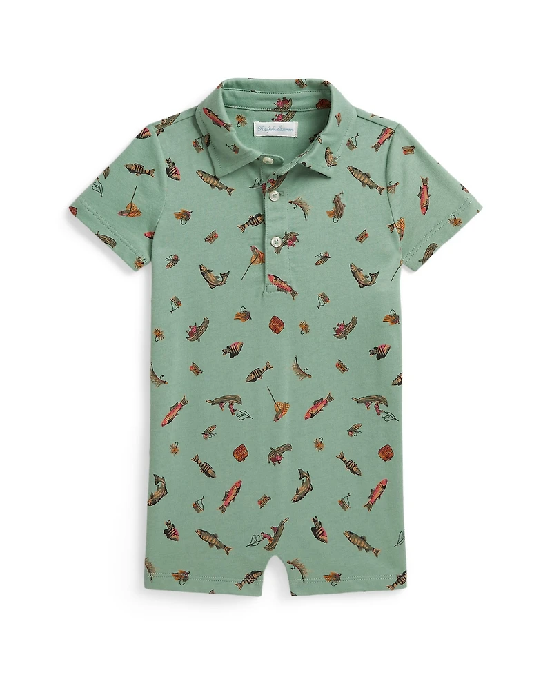 Polo Ralph Lauren Baby Boys' Fishing-Print Shortall