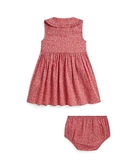 Polo Ralph Lauren Baby Girls' Floral Shirtdress with Bloomer