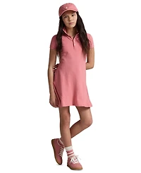 Polo Ralph Lauren Girls' 7-16 Stretch Mesh Collar Dress