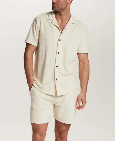 Vintage & Black Men's Short-Sleeve Shirt