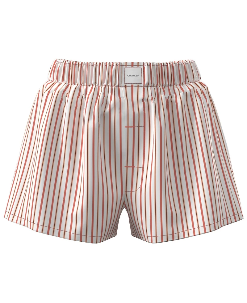 Calvin Klein Women's Striped Pull-On Shorts