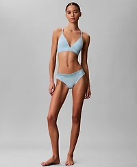 Calvin Klein Women's Icon Cotton Modal Lightly Lined Triangle