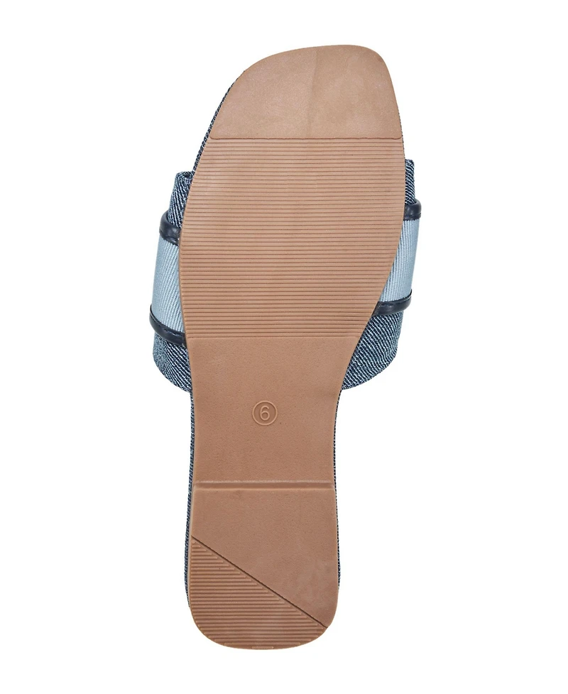 True Religion Women's Remy Logo Band Sandal