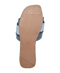 True Religion Women's Remy Logo Band Sandal