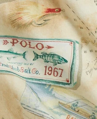 Polo Ralph Lauren Baby Boys' Fishing-Print Chino Shirt and Short, 2-Piece Set