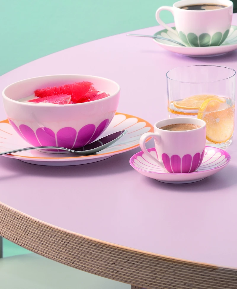 Villeroy & Boch Fleur Couleur 111.5 oz. Round Vegetable and Salad Bowl