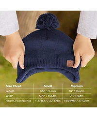 KeaBabies Muff Baby Beanie, Hat for Boys, Girls, Winter Hats Kids, Newborn, Infant, Toddler 0-36 months