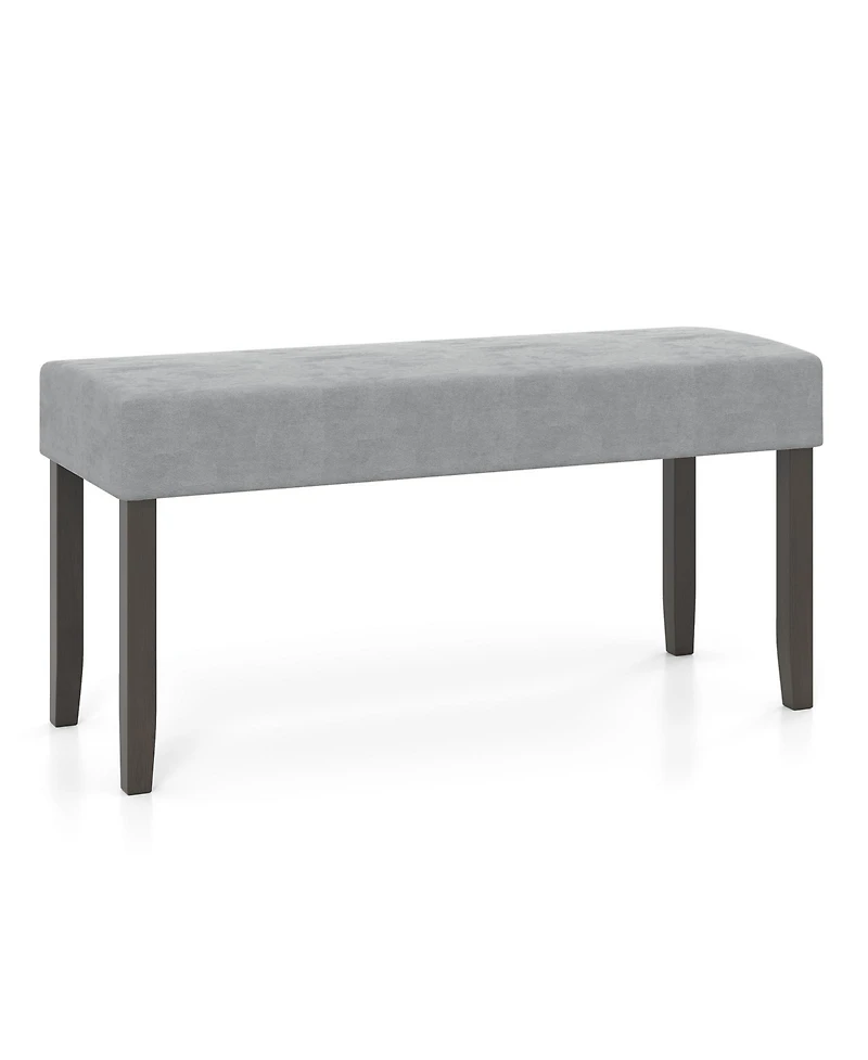 Sugift Upholstered Entryway Bench with Padded Seat for Bedroom