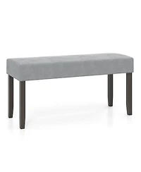 Sugift Upholstered Entryway Bench with Padded Seat for Bedroom