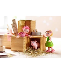 Haba Little Friends Lilli - 4" Dollhouse Toy Figure