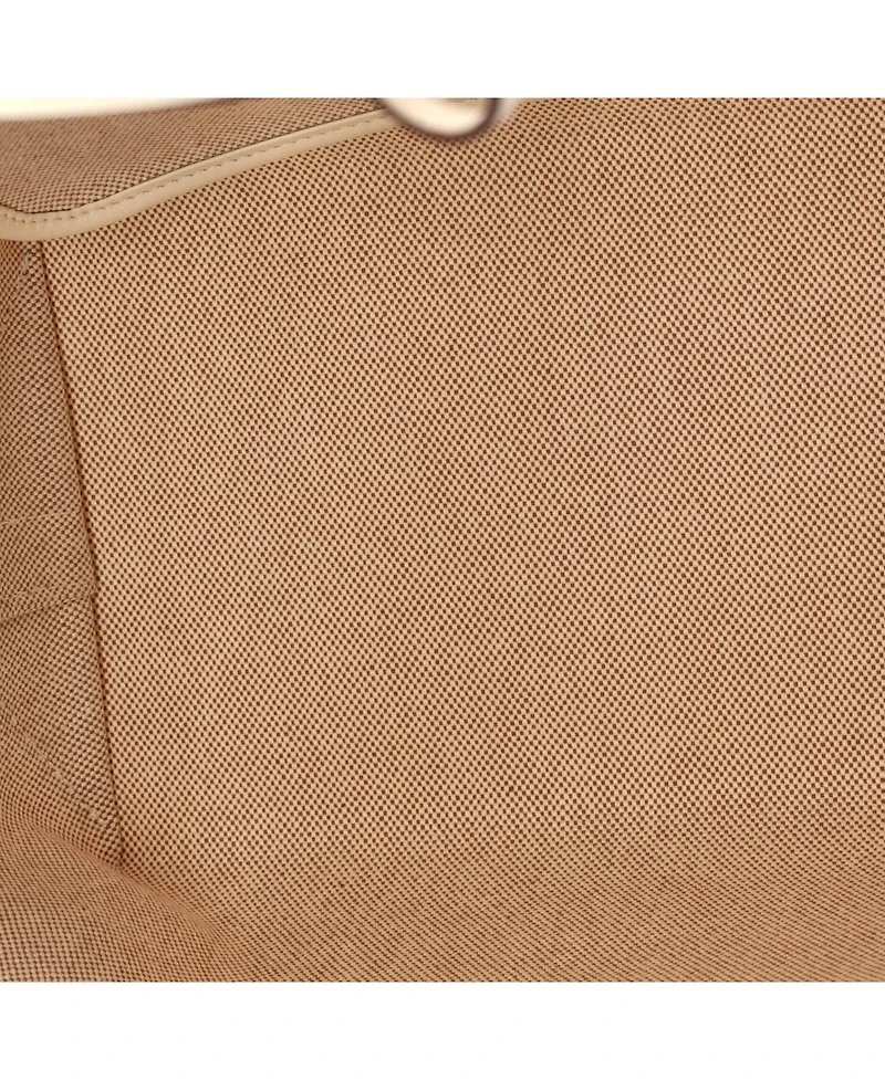 Pre-Owned HERMES 25 Sac Steeple Tote Toile with Leather