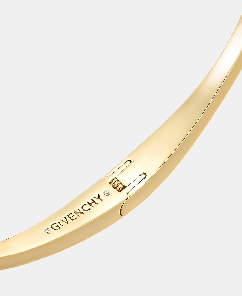 Givenchy Cubic Zirconia Bypass Bangle Bracelet