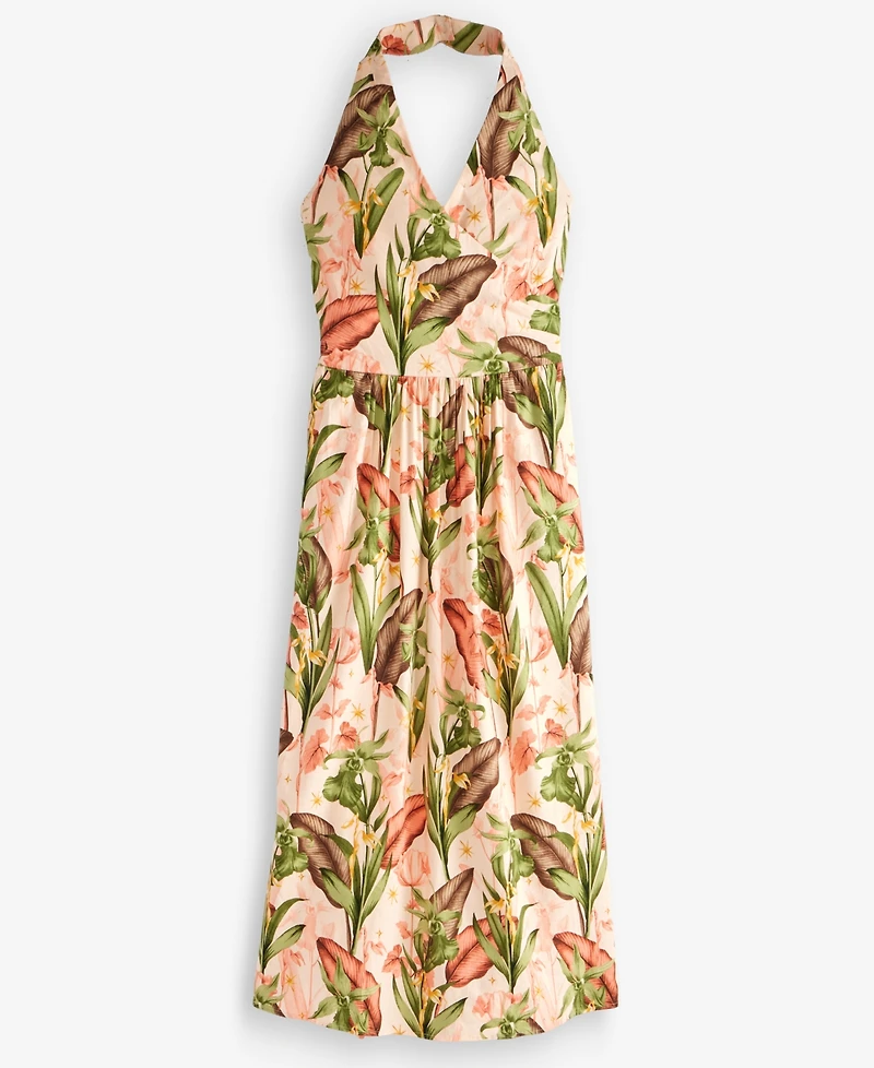 I.n.c. International Concepts Women's Halter Midi Dress, Macy's Exclusive