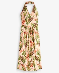 I.n.c. International Concepts Women's Halter Midi Dress, Macy's Exclusive