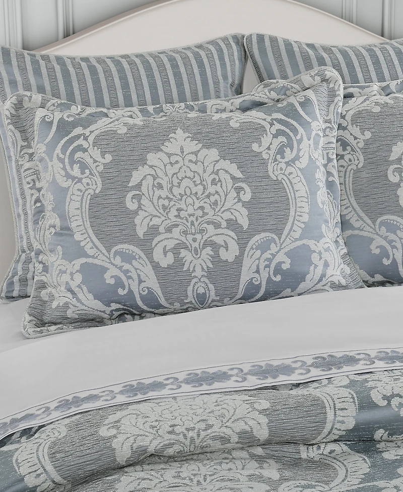J Queen New York Queensbury Print 4-Pc. Comforter Set