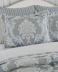 J Queen New York Queensbury Print 4-Pc. Comforter Set