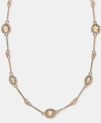 Givenchy Stone Station Collar Necklace, 16" + 3" extender
