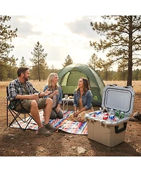 Sugift Ultra Light Hard Cooler 53 Quart Injection Molded Ice Chest