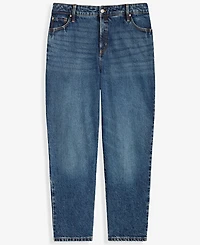 I.n.c. International Concepts Plus High Rise Straight Leg Jeans, Macy's Exclusive