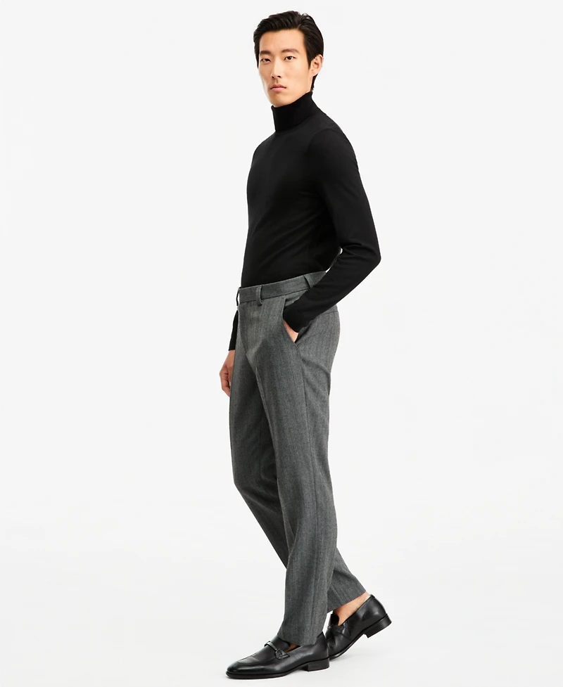 Hugo by Boss Men's Modern-Fit Herringbone Suit Pants
