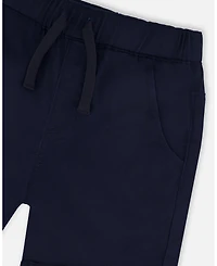 Deux par Deux Boy Stretch Twill Shorts - Child