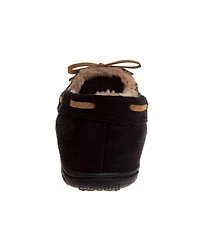 Beverly Hills Polo Club Big Boys Moccasins Slippers Classic Fuzzy Lining Cozy Indoor/Outdoor Sole SlipOn Comfort (Little / Kid)