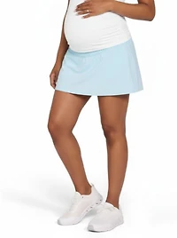 Motherhood Maternity Under the Belly Woven Tennis Skort