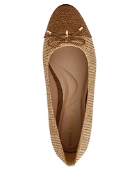 Anne Klein Women's Luci Cap Toe Ballet Flats